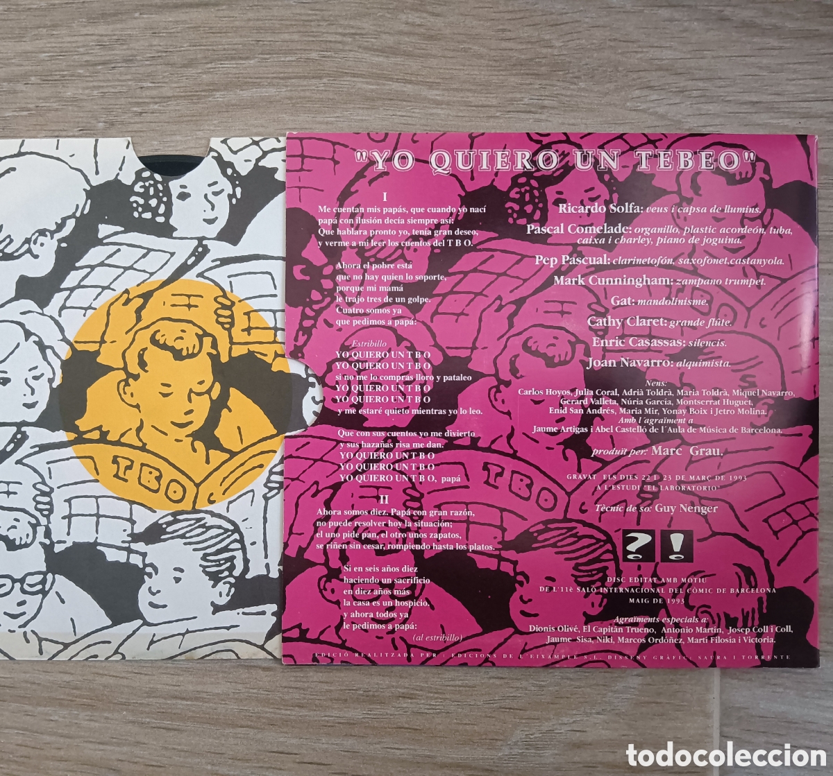 Discos de vinilo: Ricardo Solfa y Pascal Comelade - Yo quiero un tebeo - Foto 3