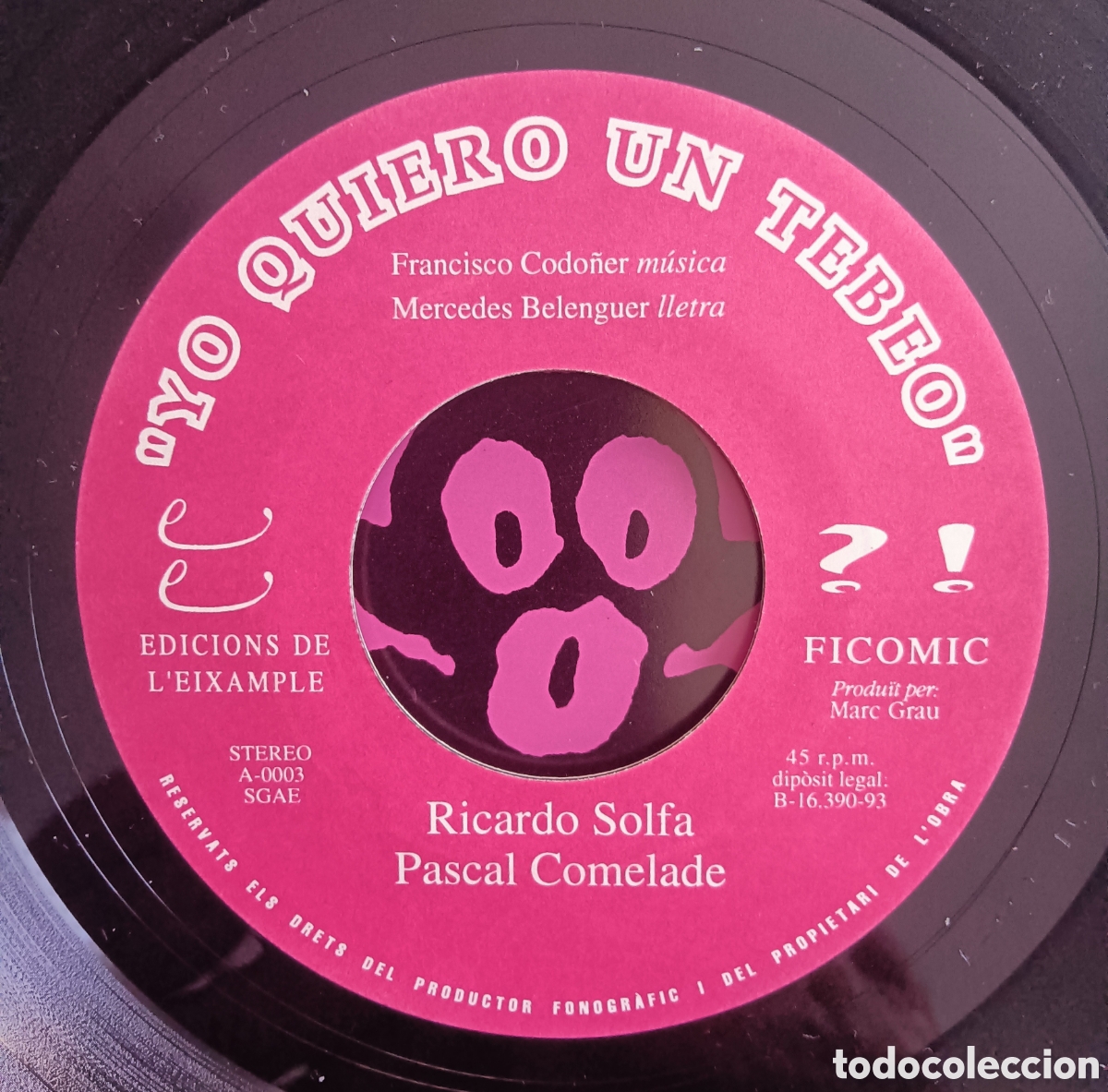 Discos de vinilo: Ricardo Solfa y Pascal Comelade - Yo quiero un tebeo - Foto 4