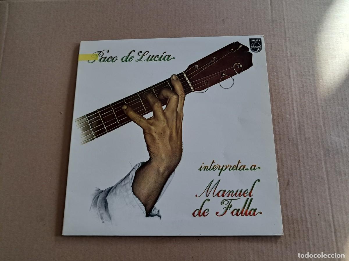 Discos de vinilo: PACO DE LUCIA - INTERPRETA A MANUEL DE FALLA LP 1978 GATEFOLD - Foto 1
