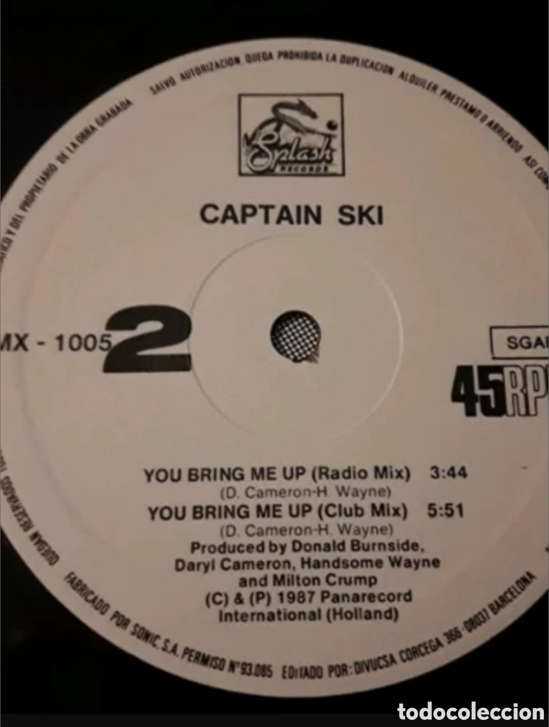 Discos de vinilo: Maxi single Captain Sky. You bring me up - Foto 4
