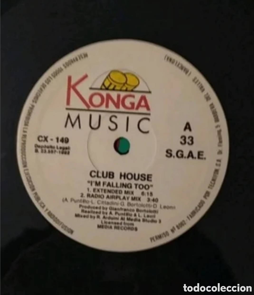 Discos de vinilo: Maxi single Club House. Im falling too - Foto 3