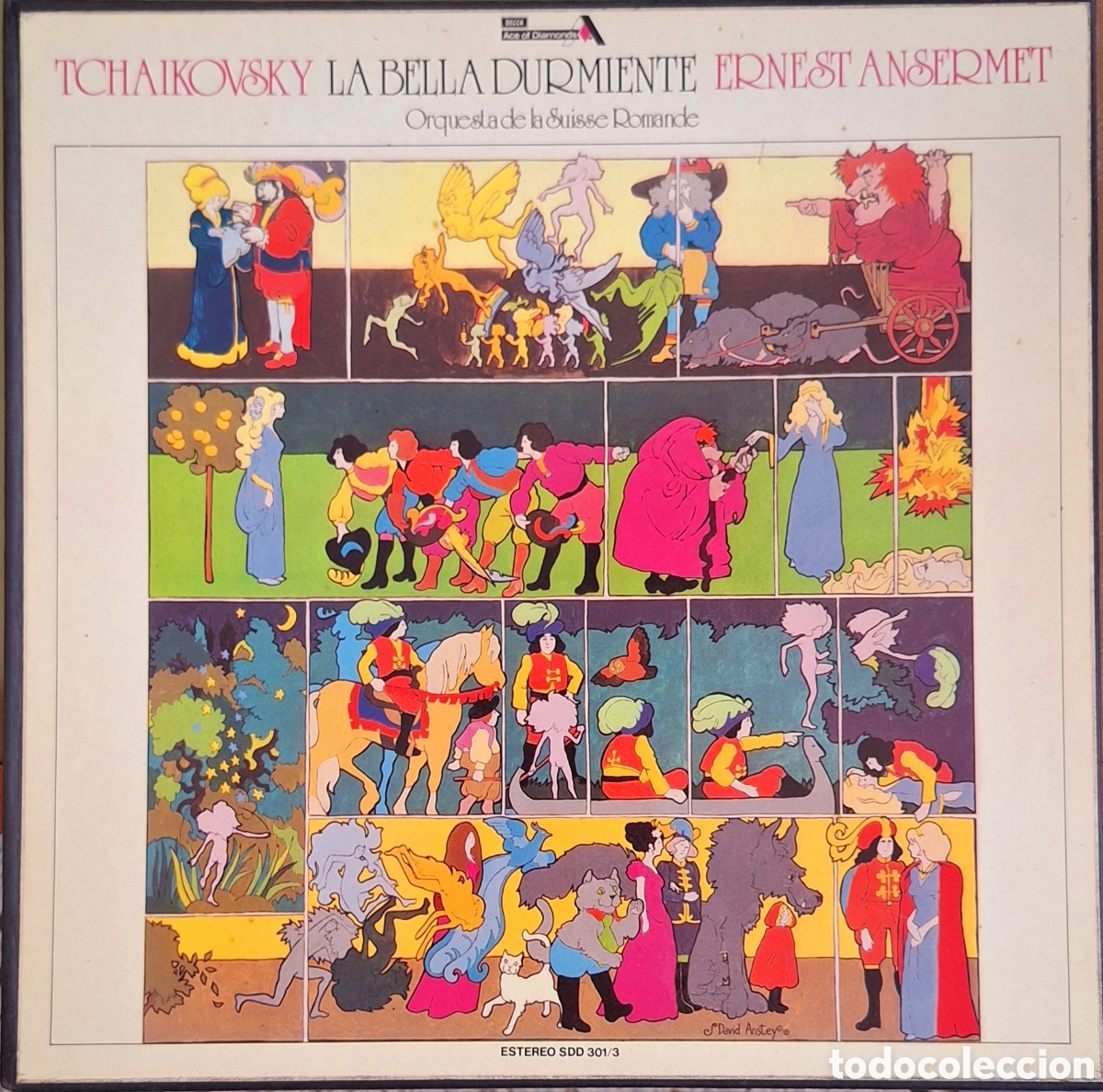 Discos de vinilo: Caja La Bella durmiente. Tchaikovsky. Dtor: Ansermet. - Foto 1