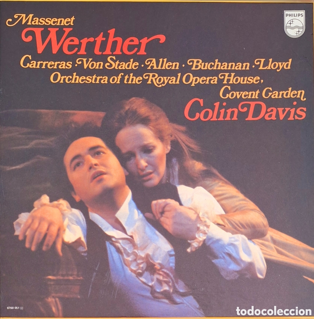 Discos de vinilo: Caja Werther. Massenet. Dtor: Davis - Foto 1