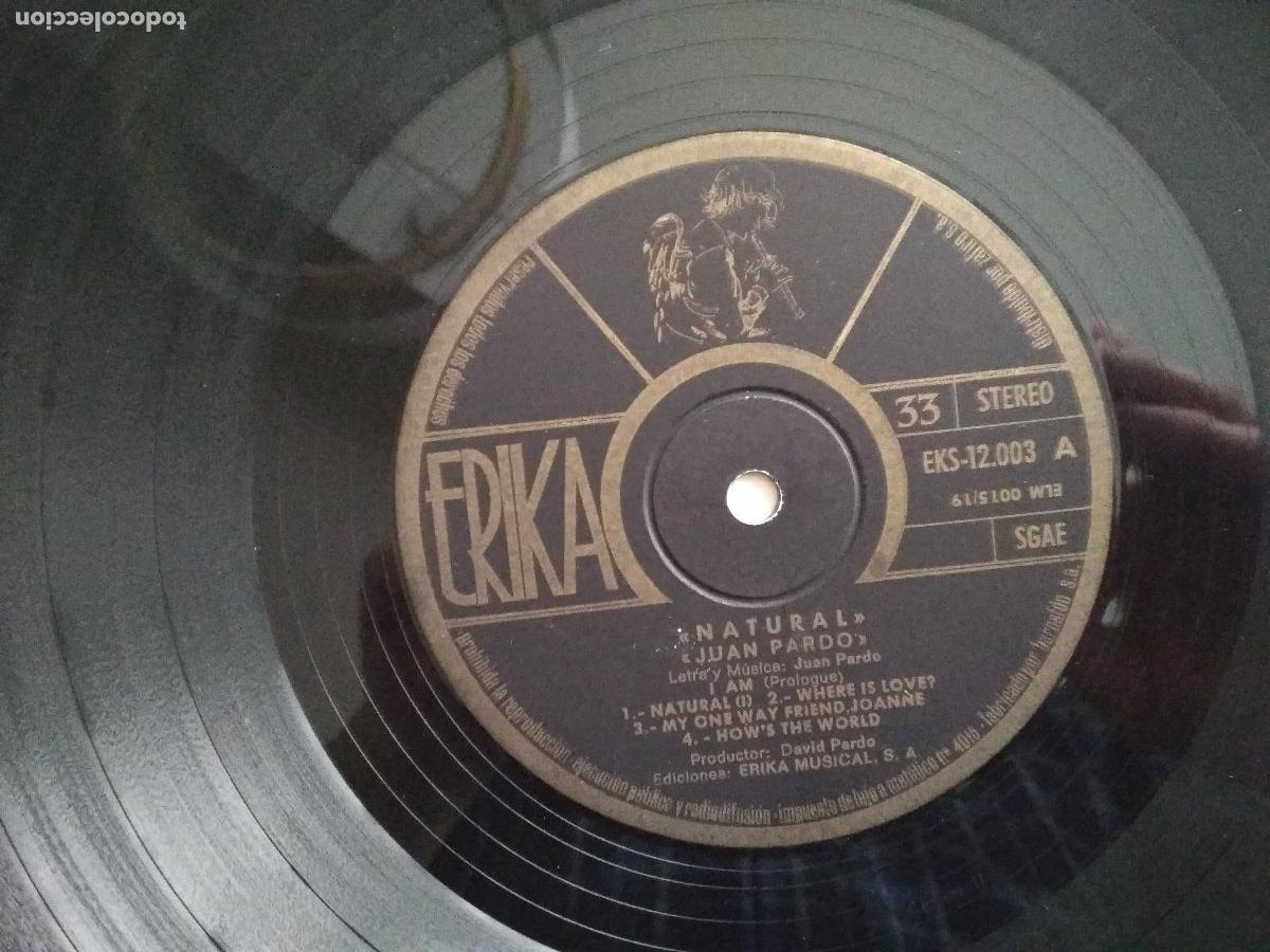 Discos de vinilo: JUAN PARDO NATURAL. CON CHRIS SPEDDING - Foto 5