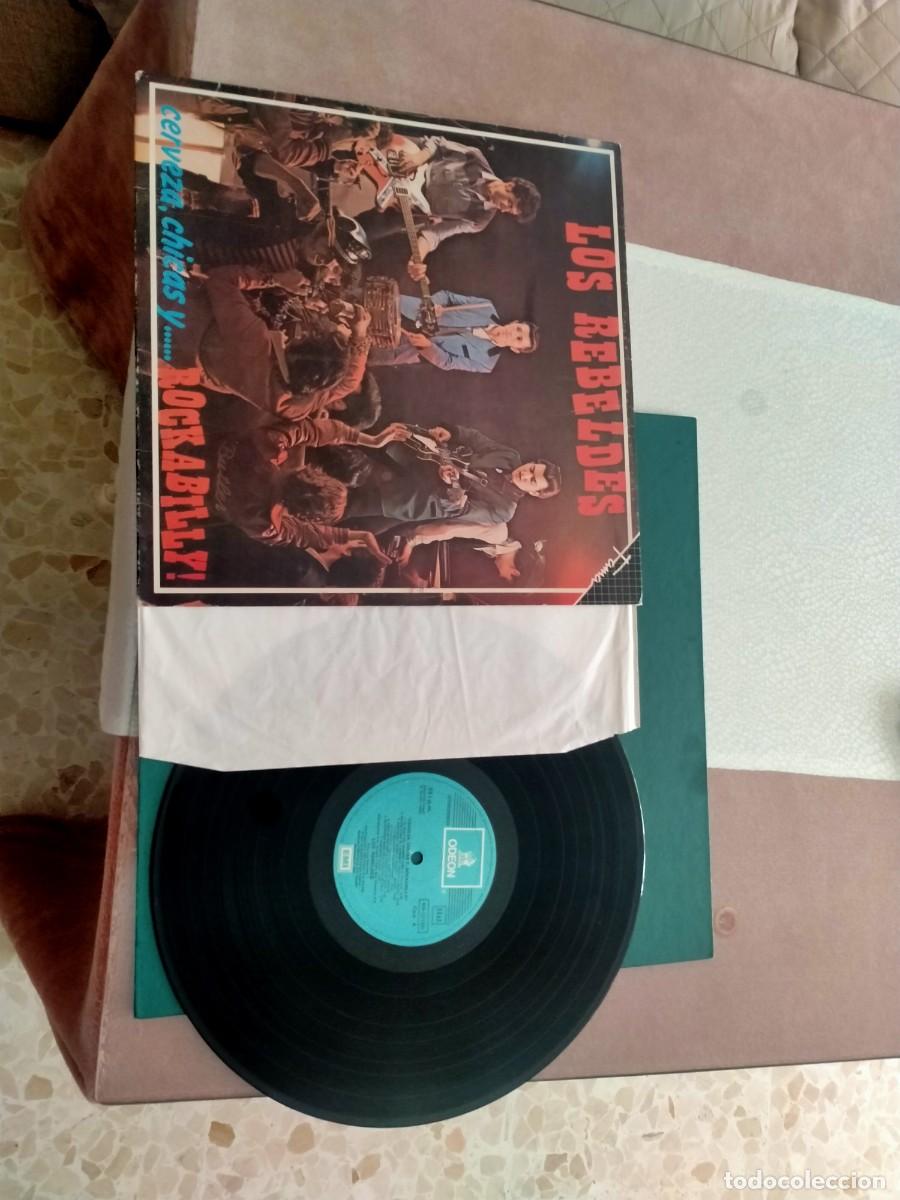 Discos de vinilo: vinilo lp los rebeldes gastos incluidos - Foto 1