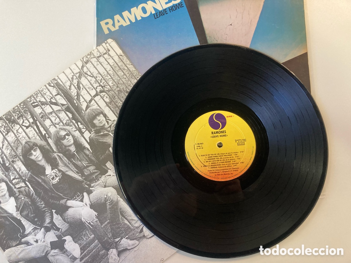 Discos de vinilo: RAMONES. Leave Home. Spain - Foto 3
