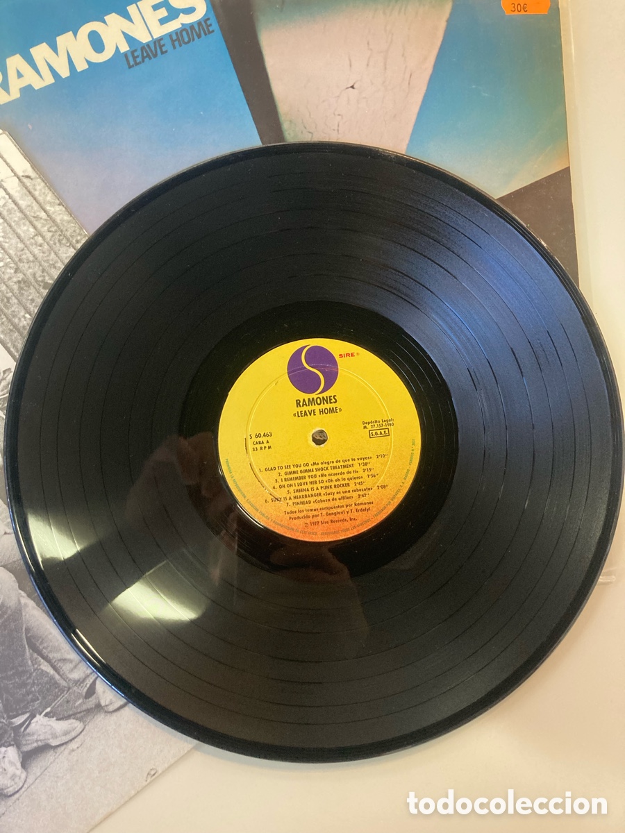 Discos de vinilo: RAMONES. Leave Home. Spain - Foto 4