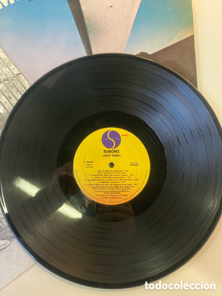 Discos de vinilo: RAMONES. Leave Home. Spain - Foto 5