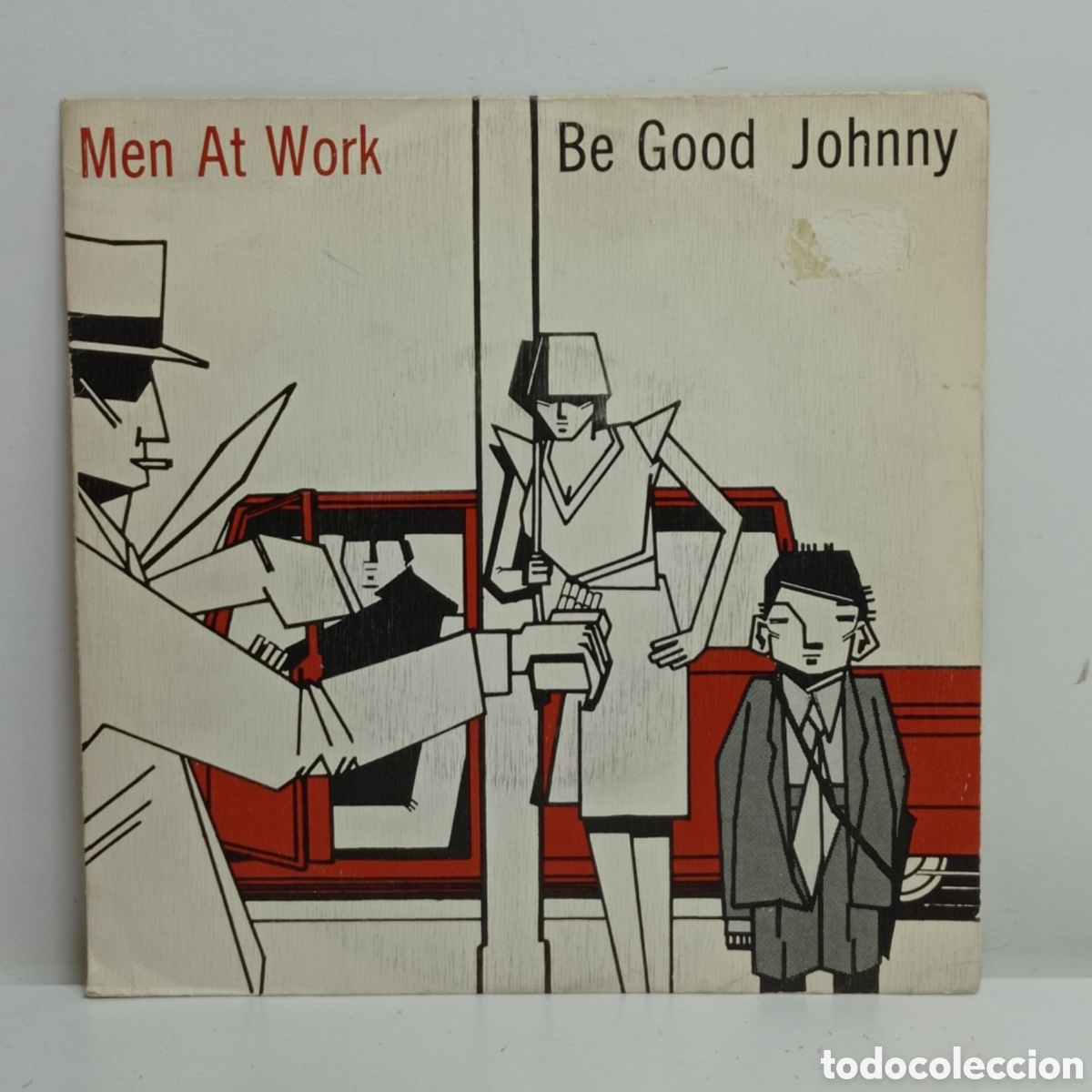 Discos de vinilo: MEN AT WORK, BE GOOD JOHNNY (CBS 1982) -SINGLE- - Foto 1