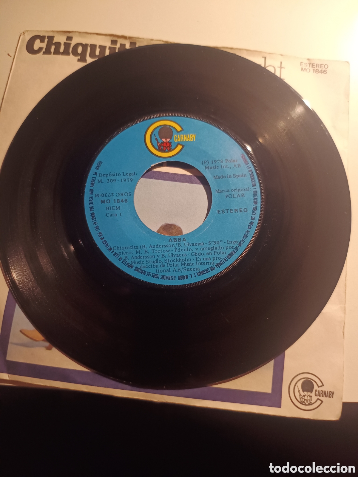 Discos de vinilo: ABBA - CHIQUITITA - SG - 1979 - Foto 2
