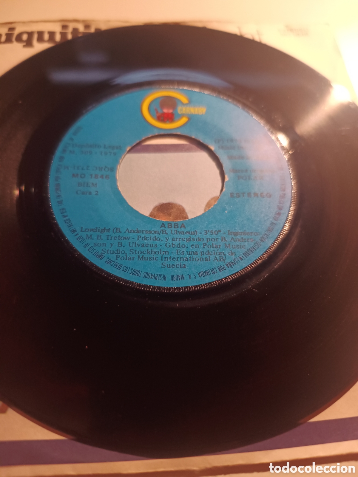 Discos de vinilo: ABBA - CHIQUITITA - SG - 1979 - Foto 3