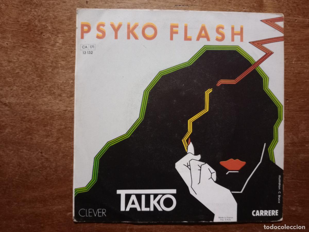 Discos de vinilo: Talko - psyko flash (radio versi&oacute;n ) + disco version - Foto 2