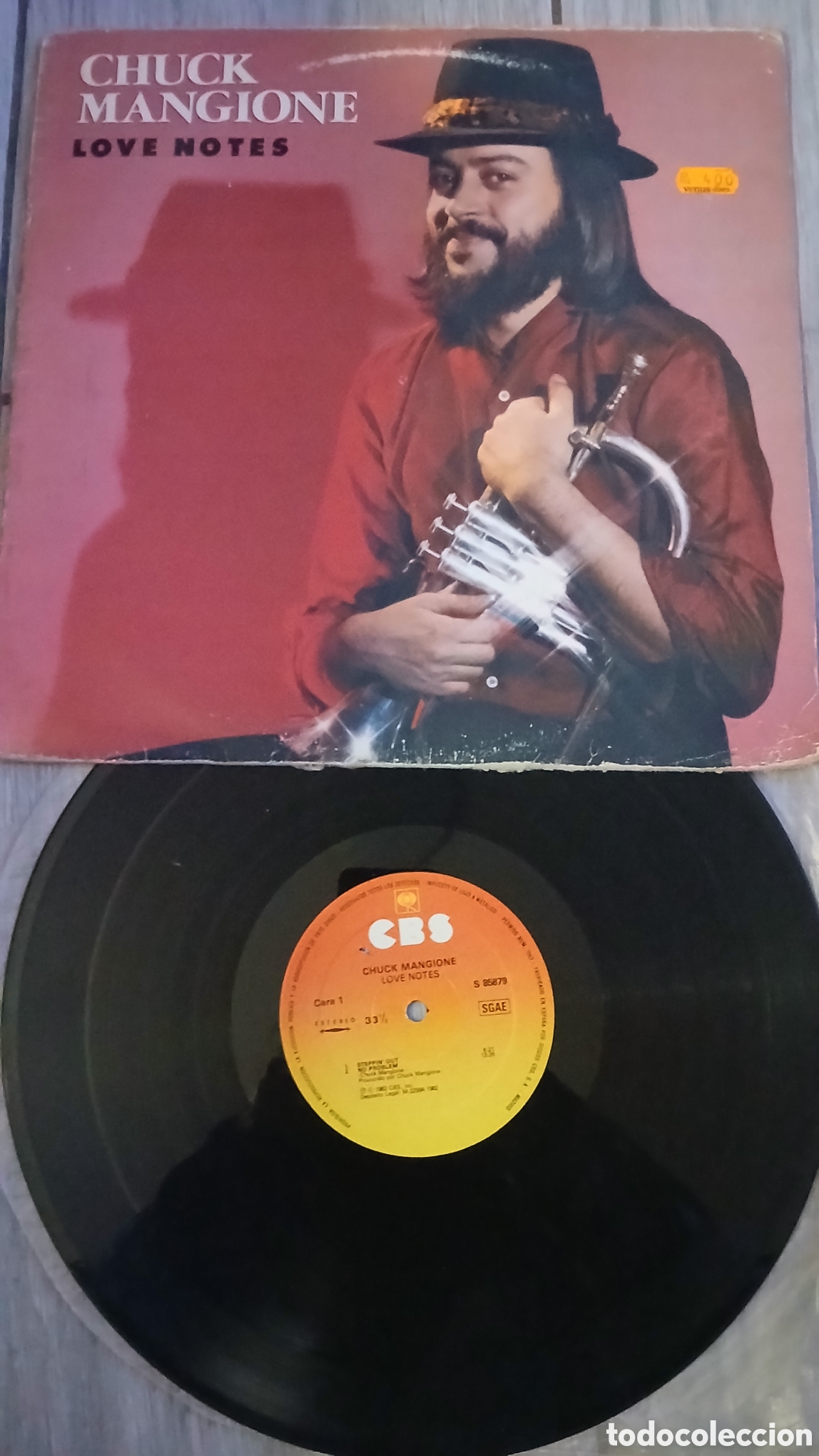 Discos de vinilo: CHUCK MANGIONE-LOVE NOTES- SPAIN/CBS -LP- IBARS - Foto 1