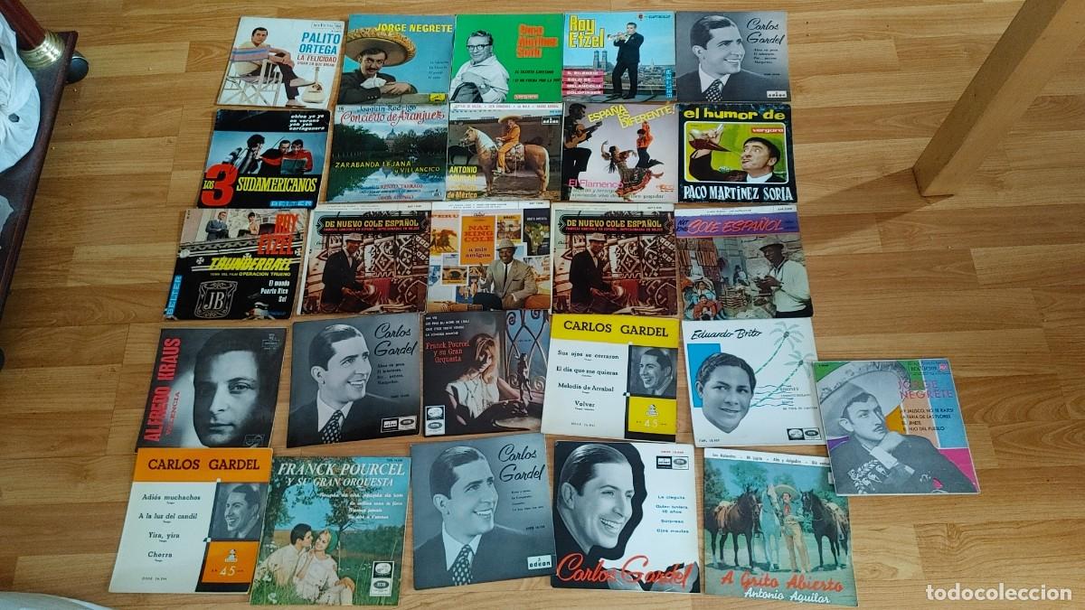 Discos de vinilo: lote de 26 portadas de singles y eps - Foto 1