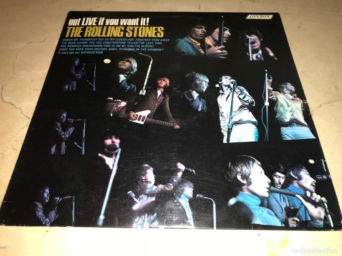 Discos de vinilo: THE ROLLING STONES-GOT LIVE IF YOU WANT IT!-LONDON