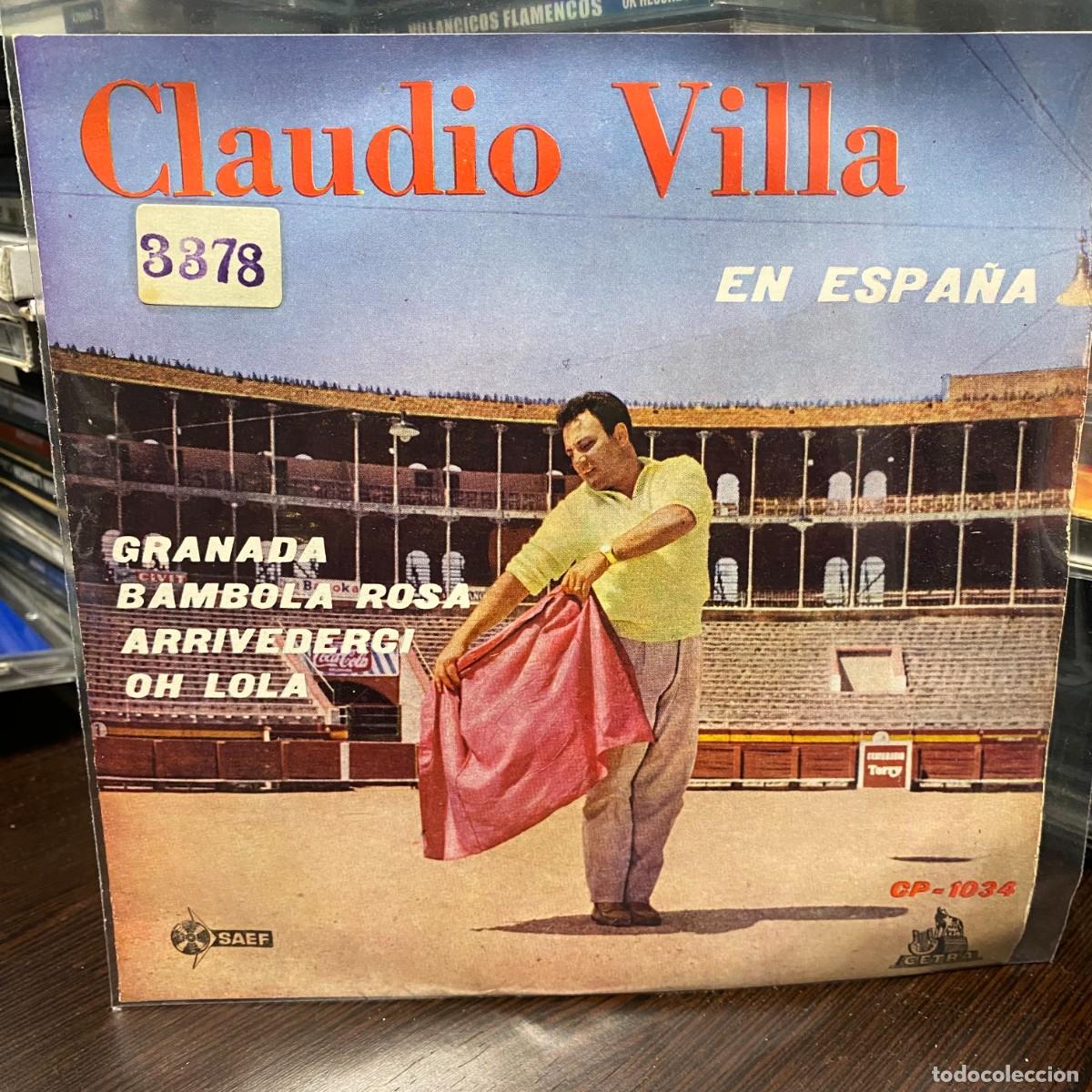 Discos de vinilo: Claudio Villa - En Espa&ntilde;a (7&rdquo;, EP) - Foto 1