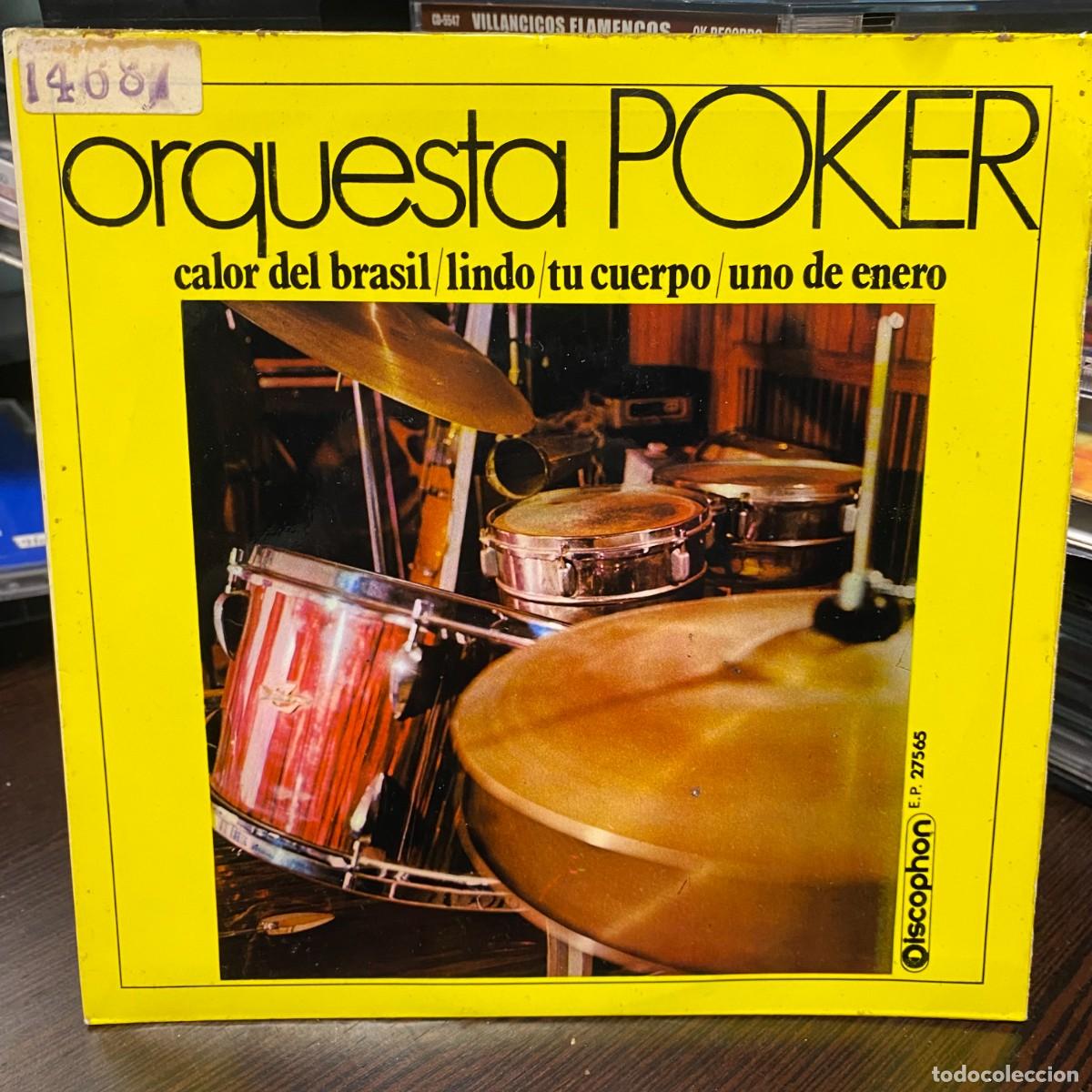Discos de vinilo: Orquesta Poker - Calor Del Brasil (7&rdquo;, EP) - Foto 1