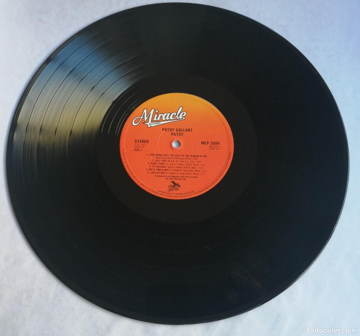 Discos de vinilo: Patsy Gallant, Patsy, Miracle Records MLP 3004, UK - Foto 4