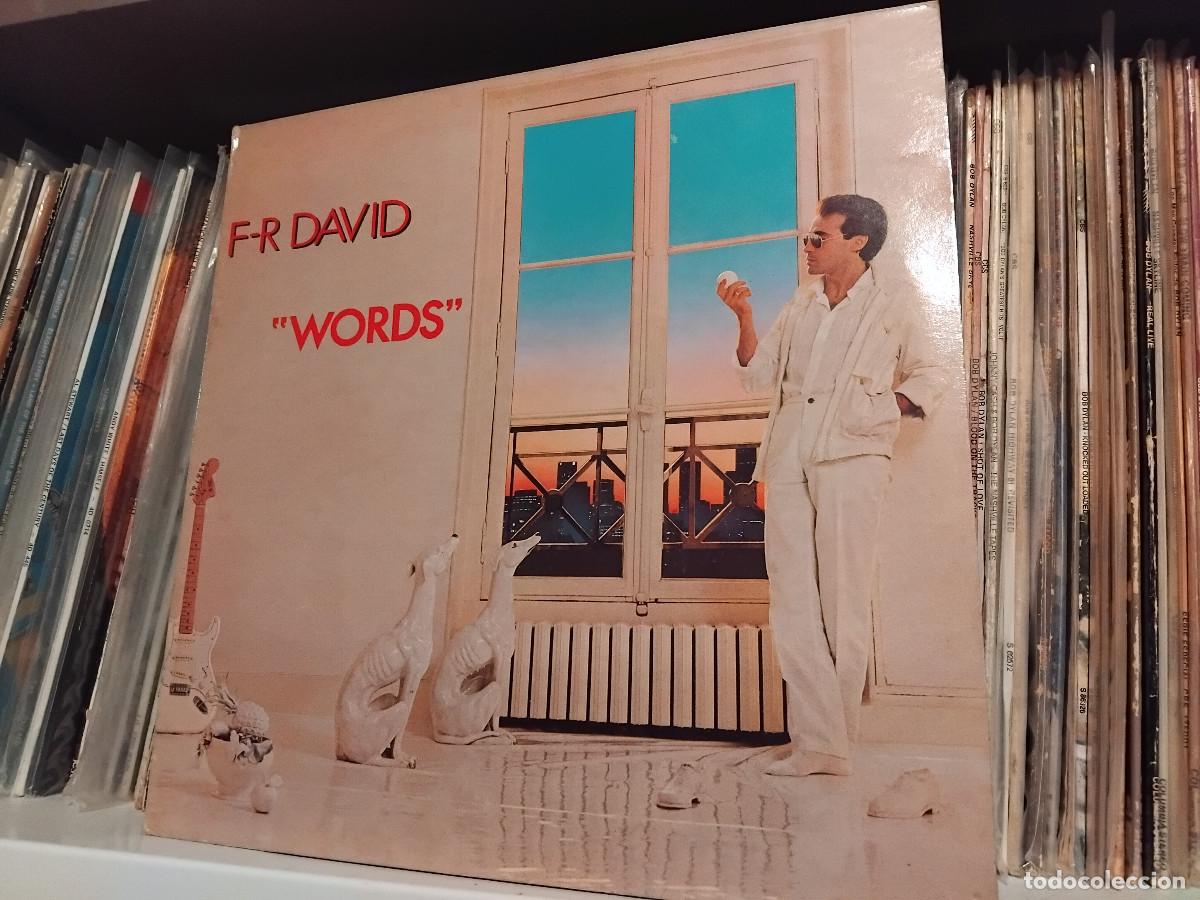 Discos de vinilo: F-R David &lrm;&ndash; Words - lp edic. spain 1982 - Foto 1
