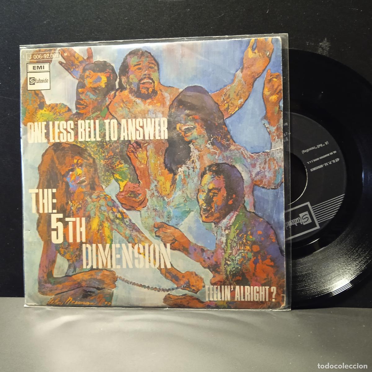 Discos de vinilo: THE 5TH DIMENSION ONE LESS BELL TO ANSWER SINGLE SPAIN 1970 PDELUXE - Foto 1