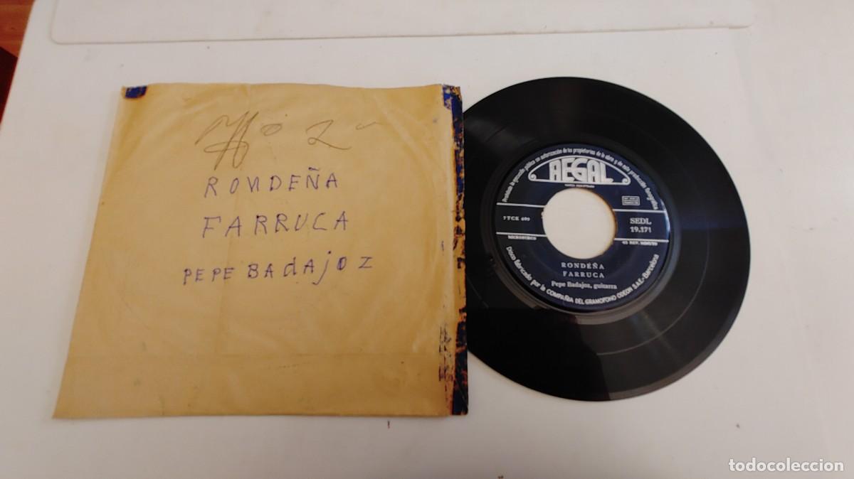 Discos de vinilo: PEPE BADAJOZ-EP RONDE&Ntilde;A +3-SIN FUNDA - Foto 1
