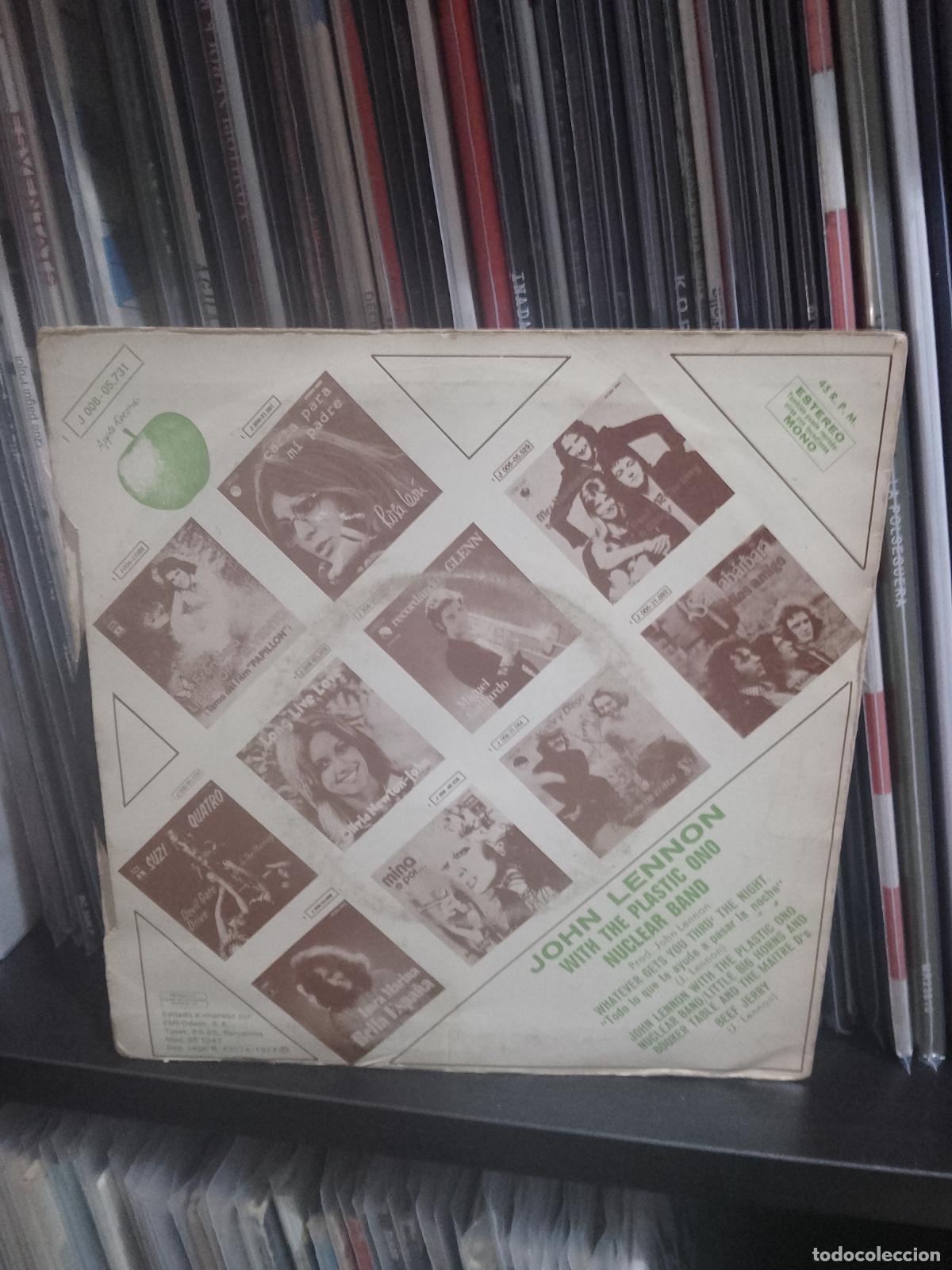 Discos de vinilo: John Lennon &lrm;&ndash; Whatever Gets You Thru The Night 7&rdquo; - Foto 2