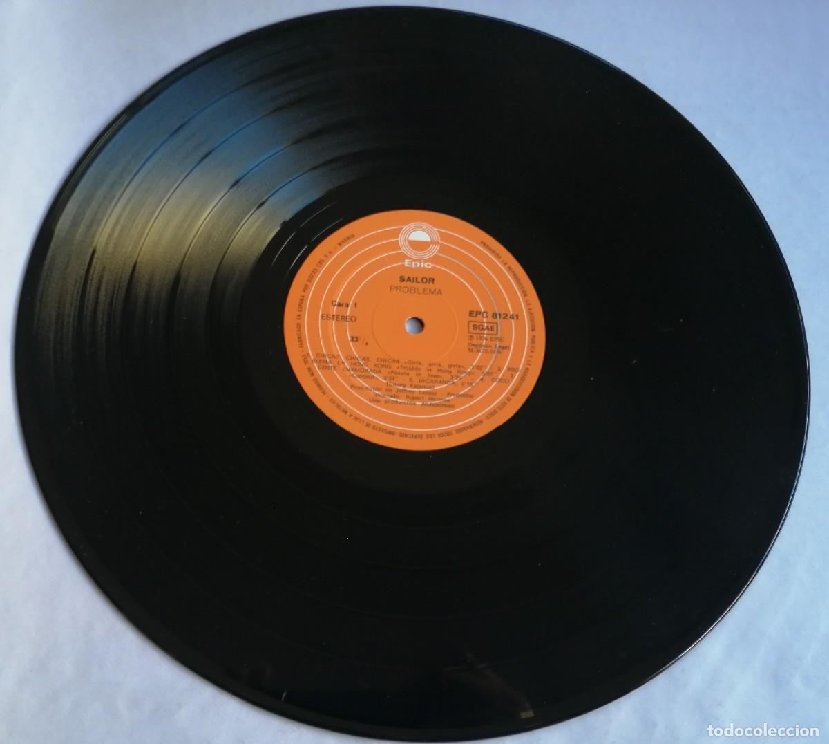 Discos de vinilo: Sailor, Trouble, Epic &ndash; EPC 81241 - Foto 3