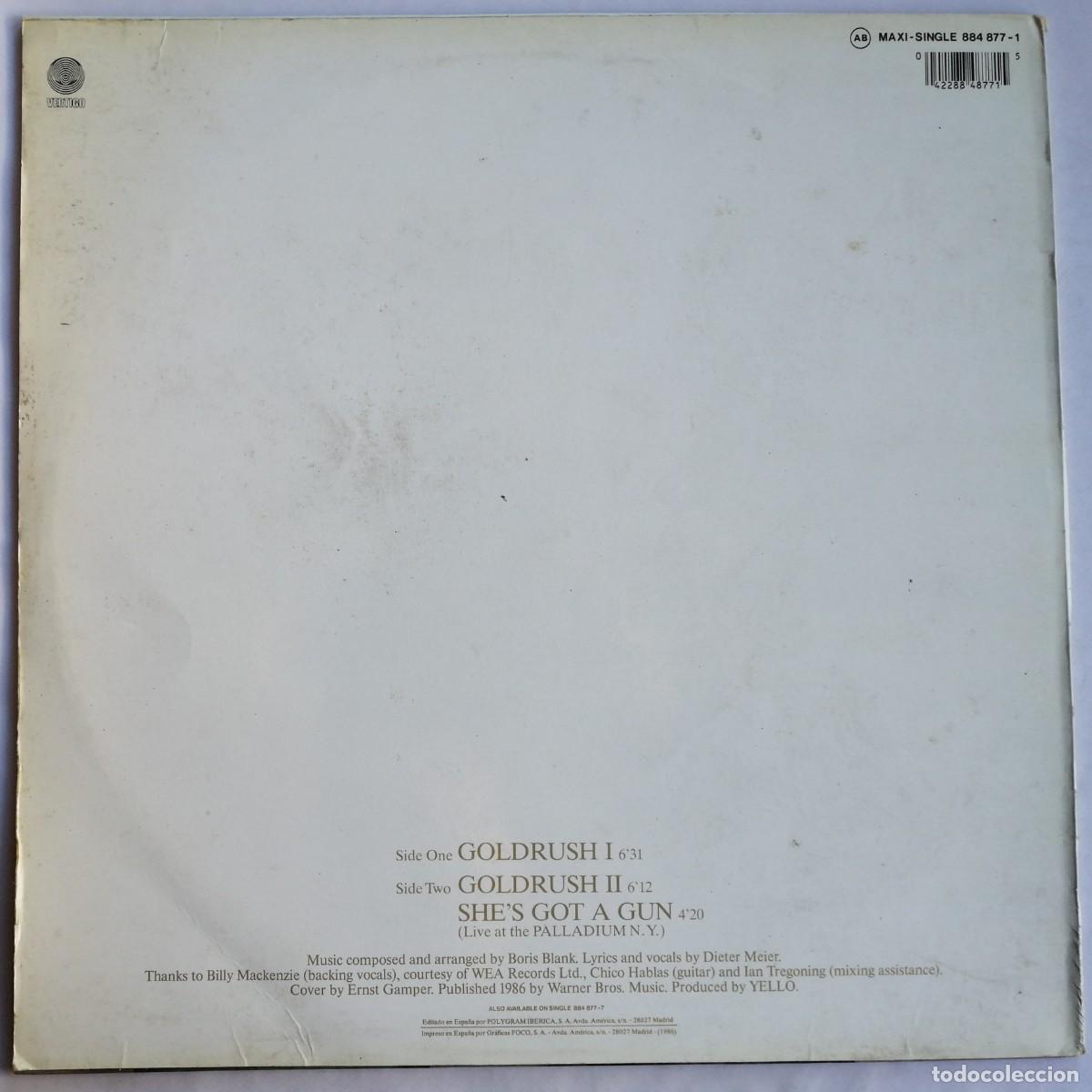Discos de vinilo: Yello, Goldrush, Vertigo &ndash; 884 877-1 - Foto 2