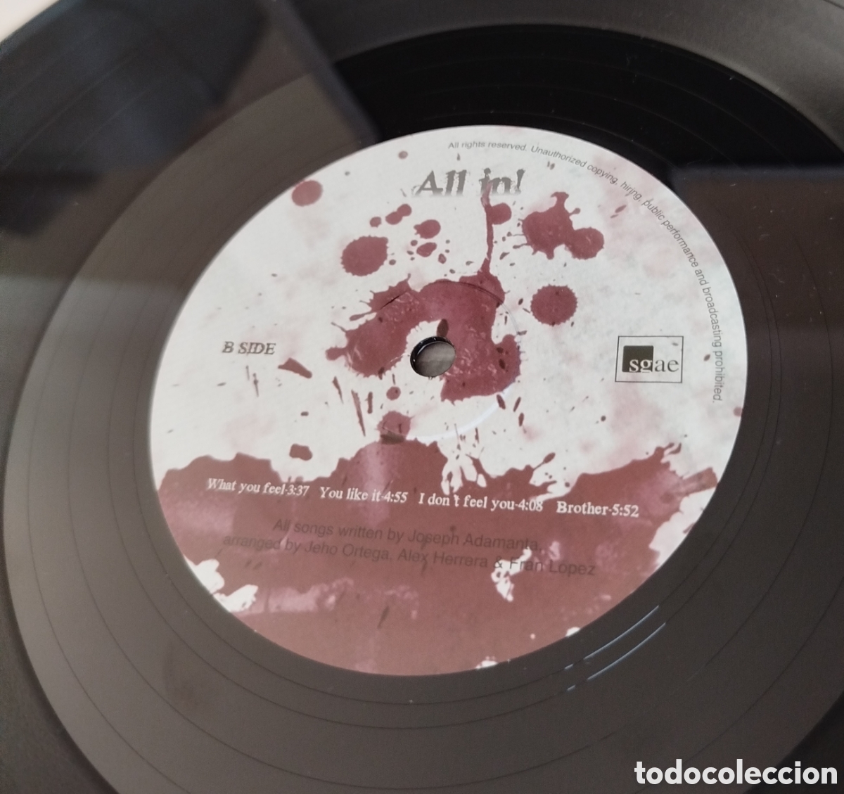 Discos de vinilo: Subversia - All In!. Leer descripci&oacute;n - Foto 4