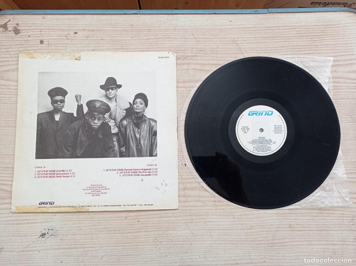 Discos de vinilo: Kraze - Lets Play House - Maxi Single - Foto 2