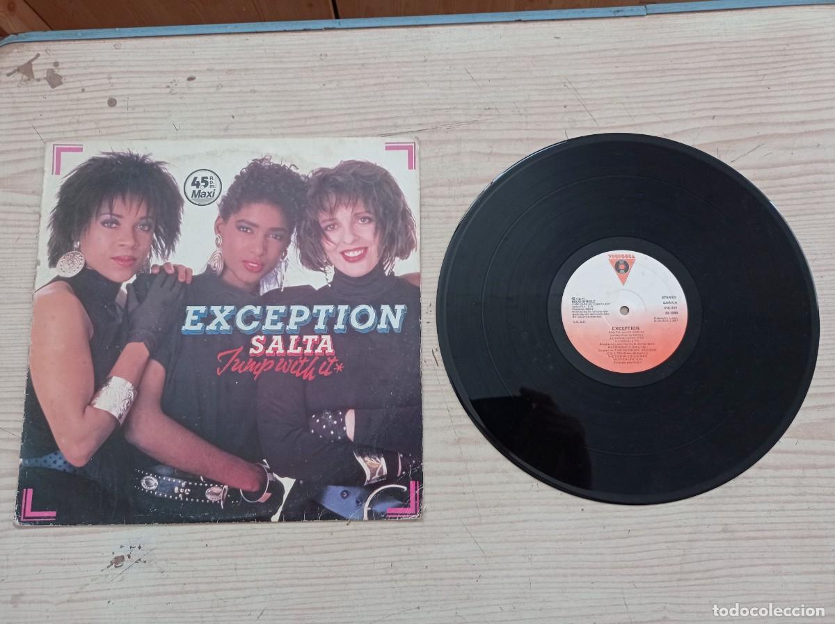 Discos de vinilo: Exception - Salta - Jump With It - Maxi Single - Foto 1