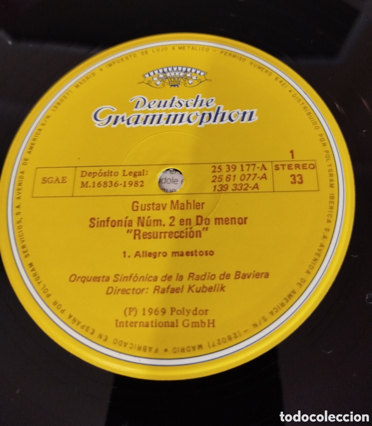 Discos de vinilo: Gustav Mahler - Symphony num. 2. Doble LP - Foto 3