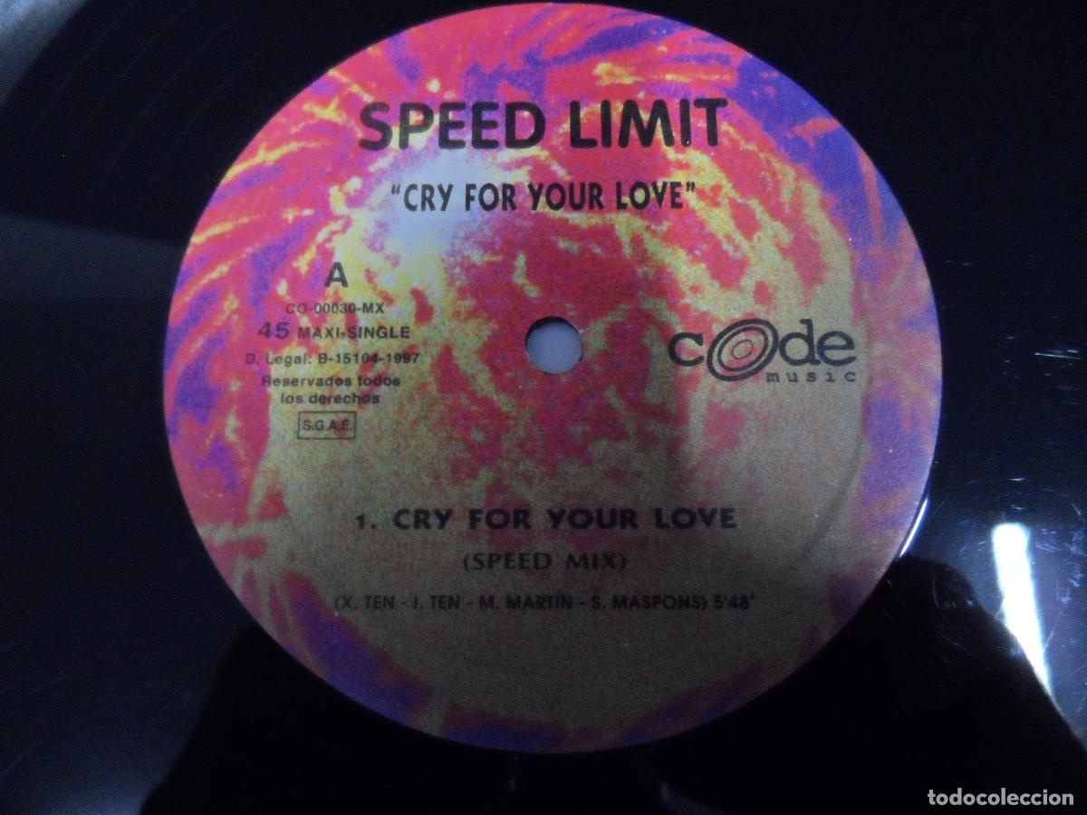 Discos de vinilo: Speed Limit - Cry For Your Love - Foto 3