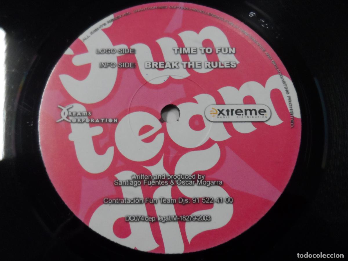 Discos de vinilo: Fun Team Djs &ndash; Time To Fun - Foto 3