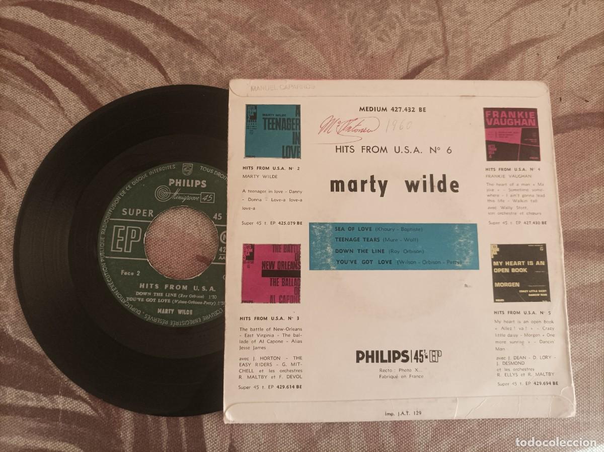 Discos de vinilo: Marty Wilde ep frances - Foto 2
