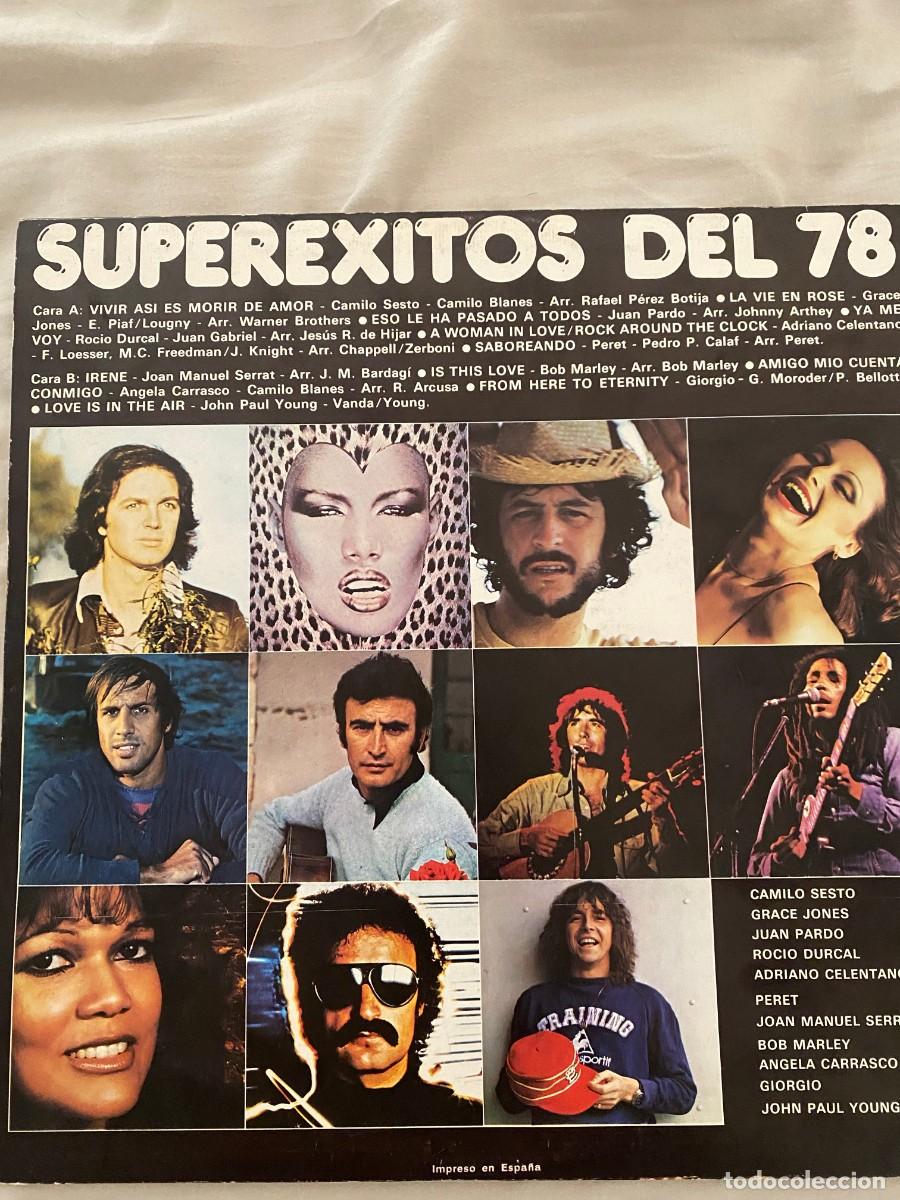 Discos de vinilo: LP SUPER EXITOS DEL A&Ntilde;O 1978 - Foto 2