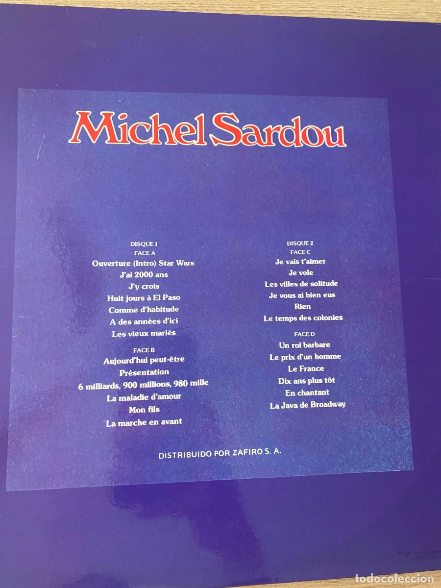 Discos de vinilo: MICHEL SARDOU PALAIS DE CONGRES LP - Foto 2