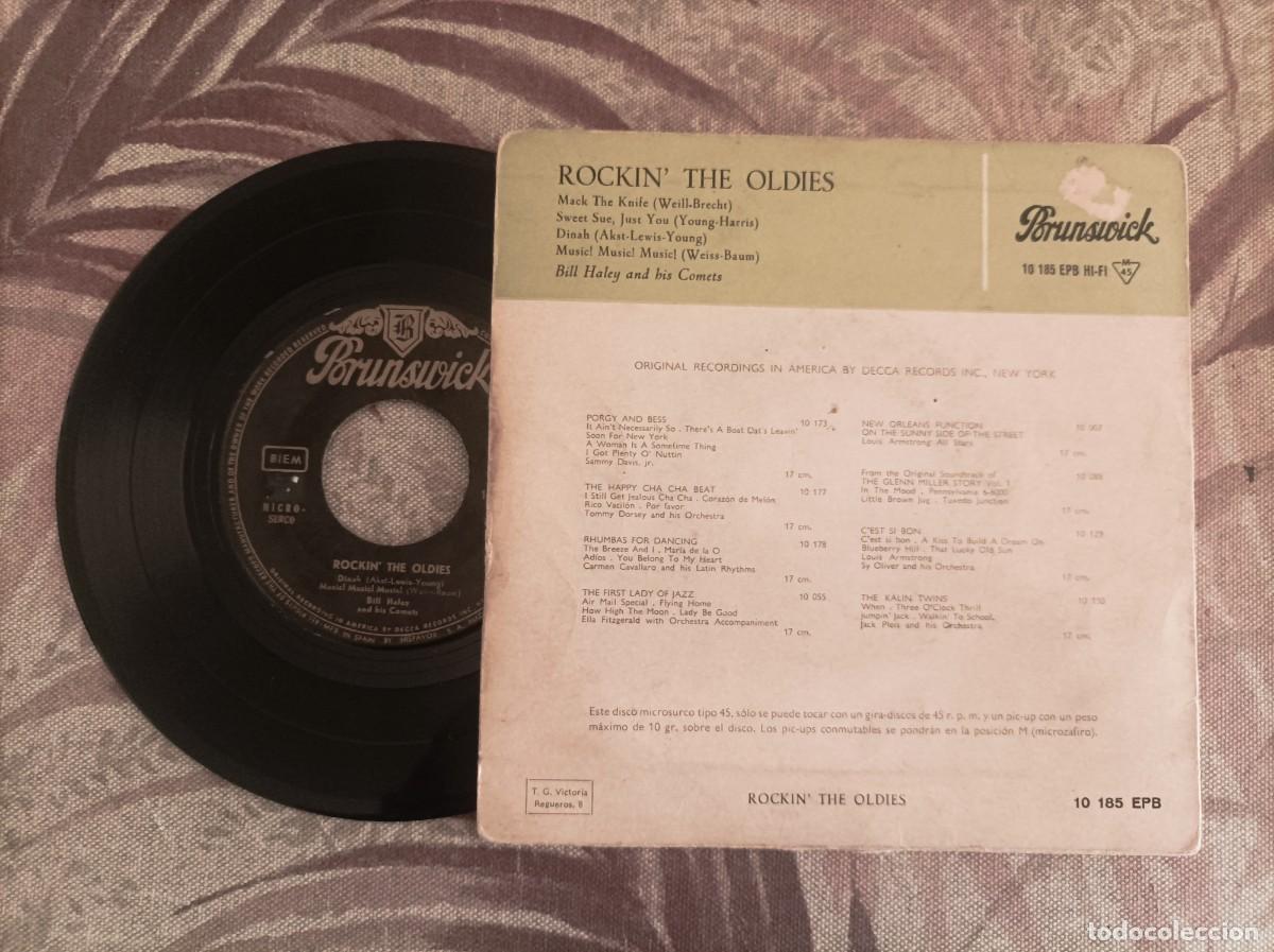 Discos de vinilo: Bill Haley ep rock and roll shaky - Foto 2