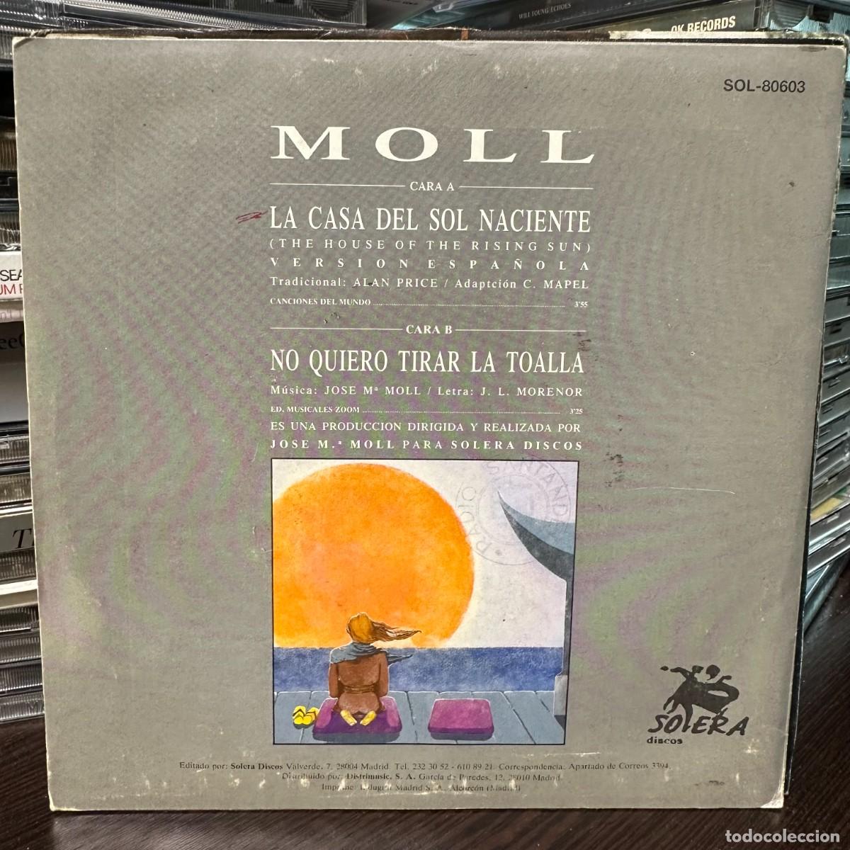 Discos de vinilo: Moll - La Casa Del Sol Naciente (7&rdquo;, Single) - Foto 2