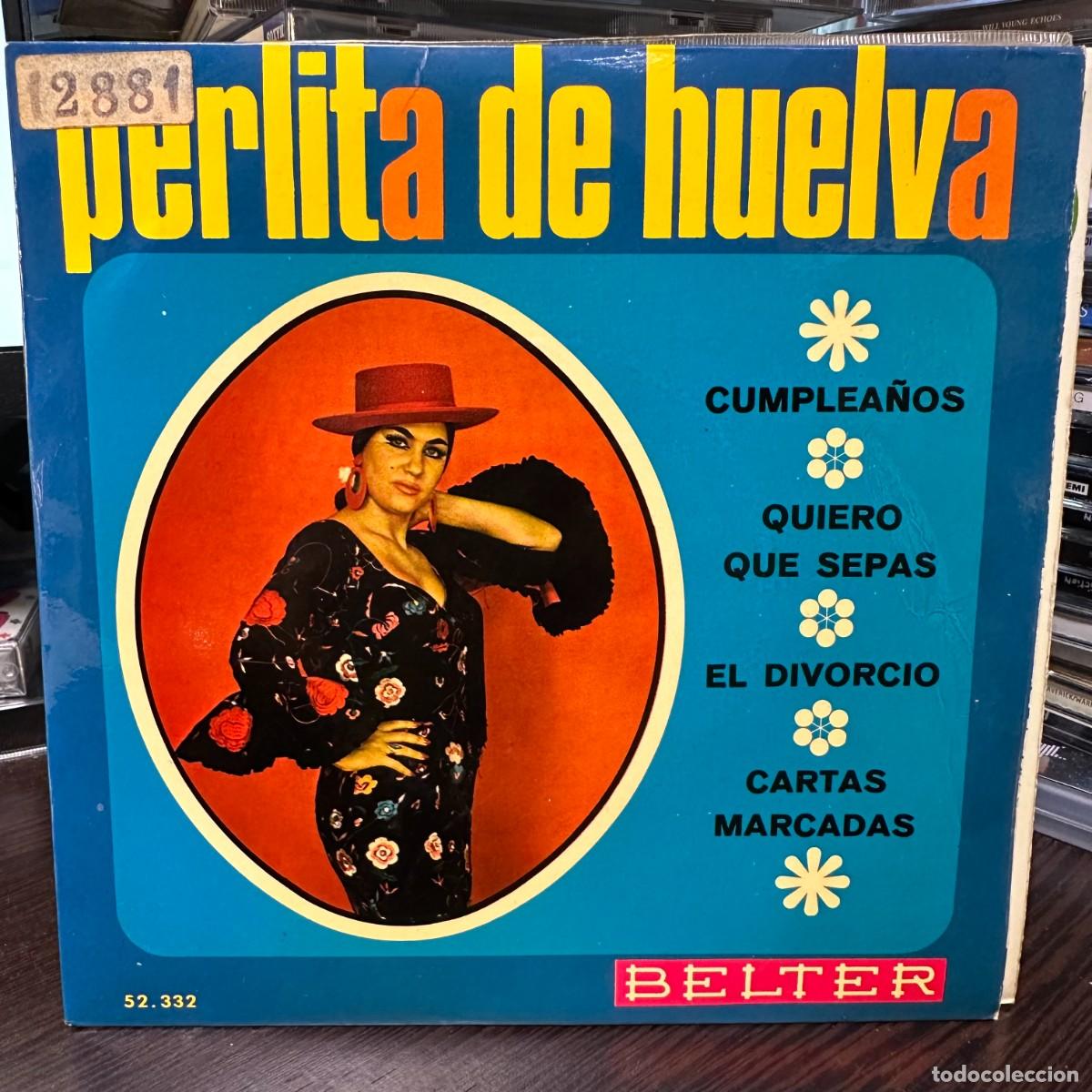 Discos de vinilo: Perlita De Huelva - Cumplea&ntilde;os (7&rdquo;, EP) - Foto 1