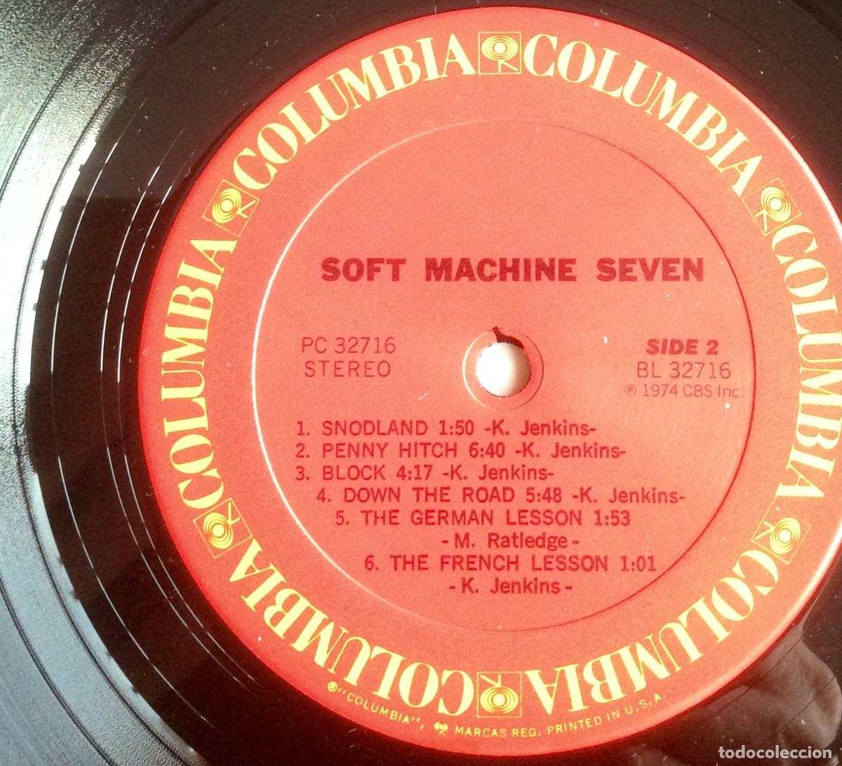 Discos de vinilo: Soft Machine - Seven 7 ////USA. 1974. Vg++/ex - Foto 2