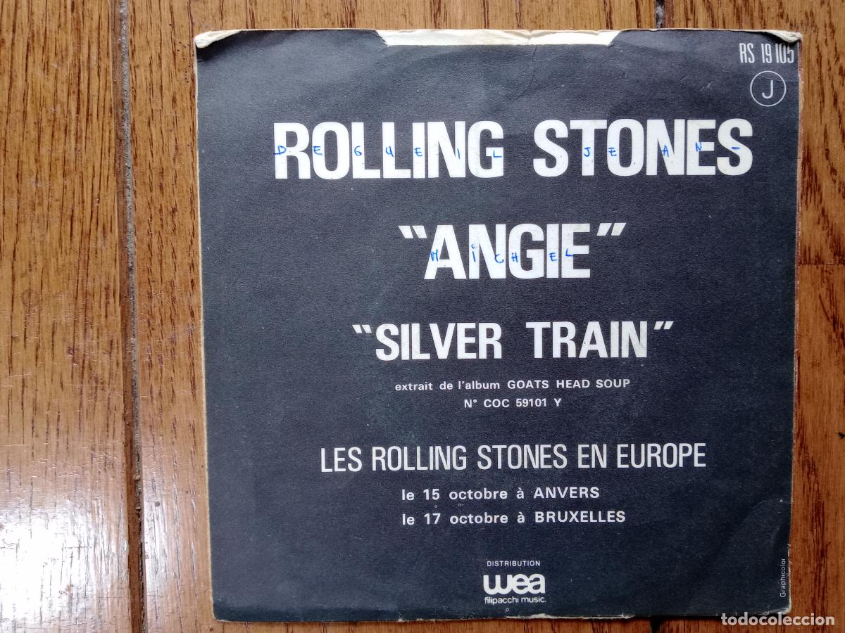 Discos de vinilo: The Rolling Stones - Angie + silver train - Foto 2