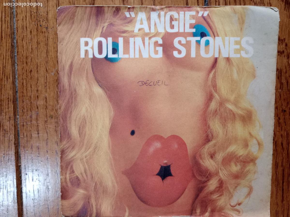 Discos de vinilo: The Rolling Stones - Angie + silver train - Foto 1