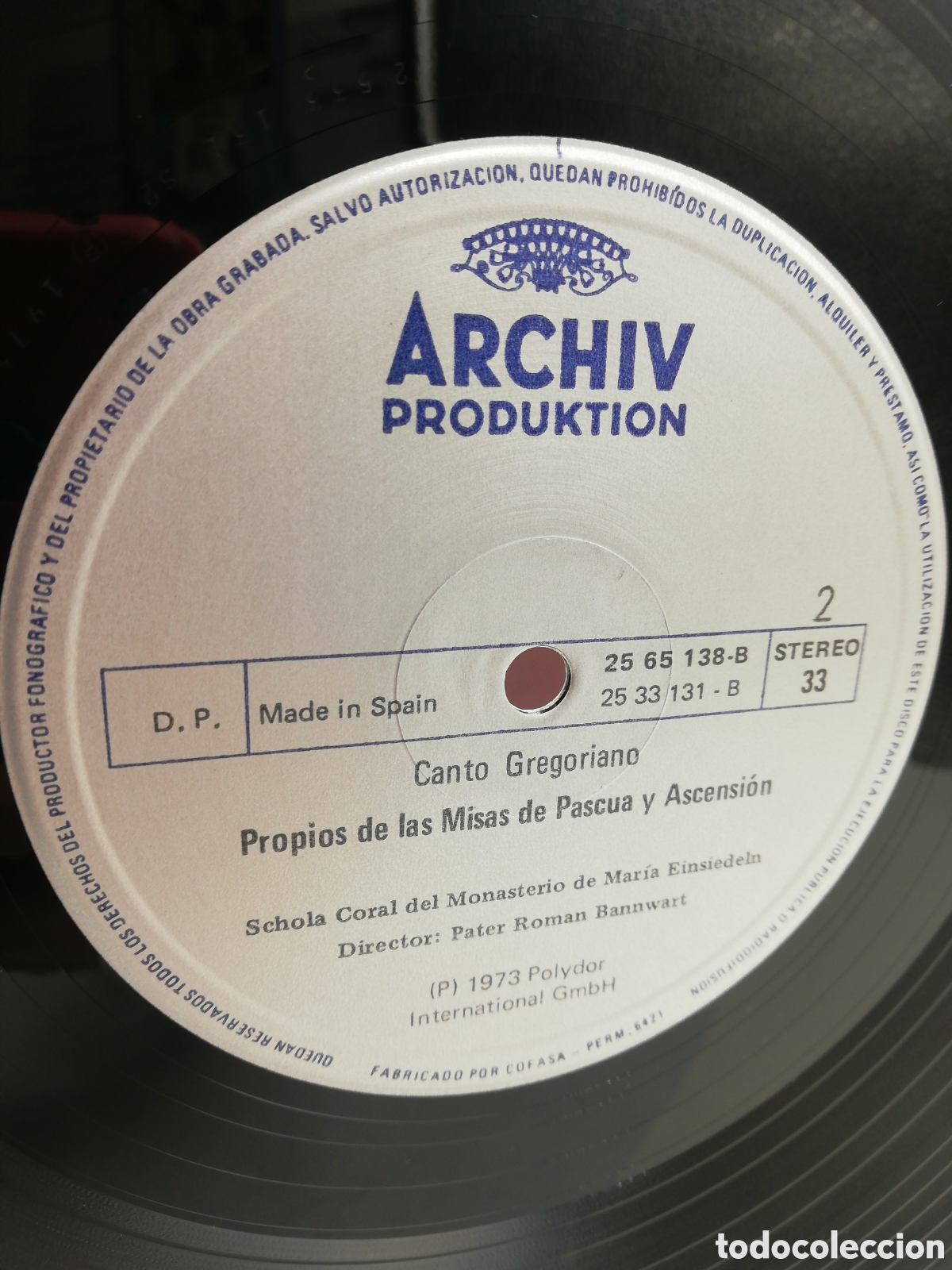 Discos de vinilo: Die Tradition Des Gregorianischen Chorals. - Foto 7