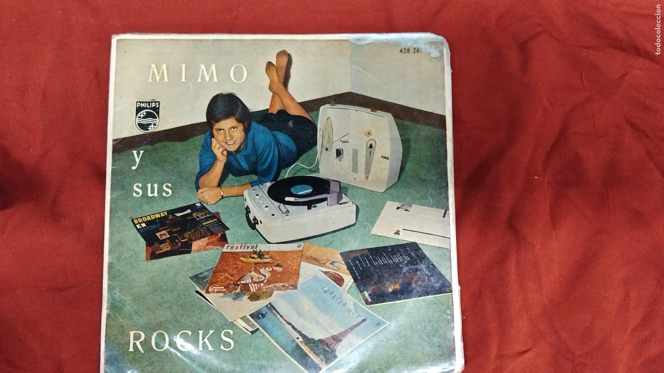 Discos de vinilo: MIMO Y SUS ROCKS - CAMINANDO + 3 - EP PHILIPS 1960 - Foto 1