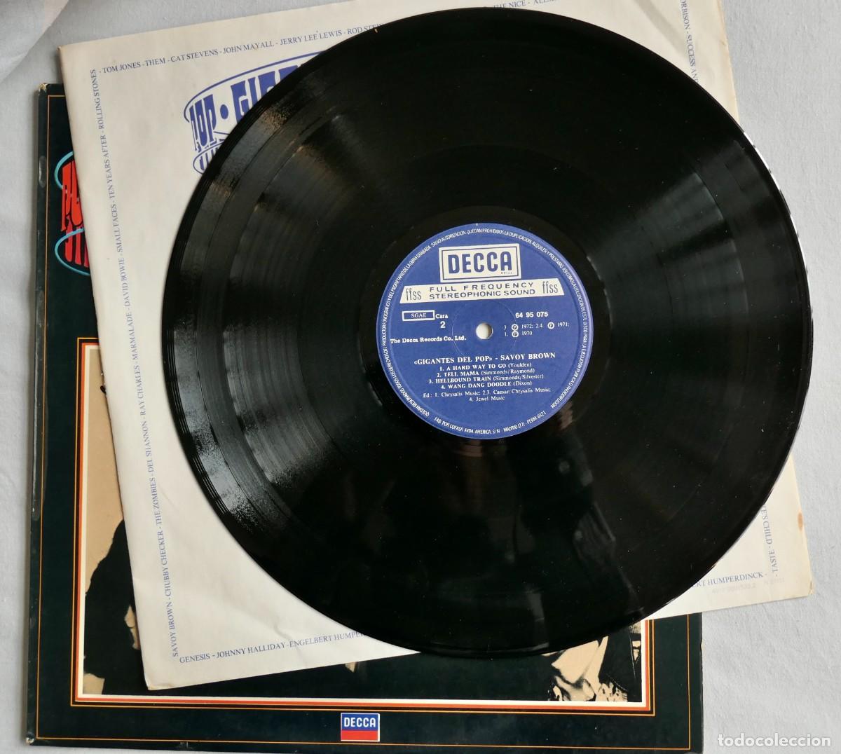 Discos de vinilo: SAVOY BROWN - GIGANTES DEL POP 1972 - Foto 3
