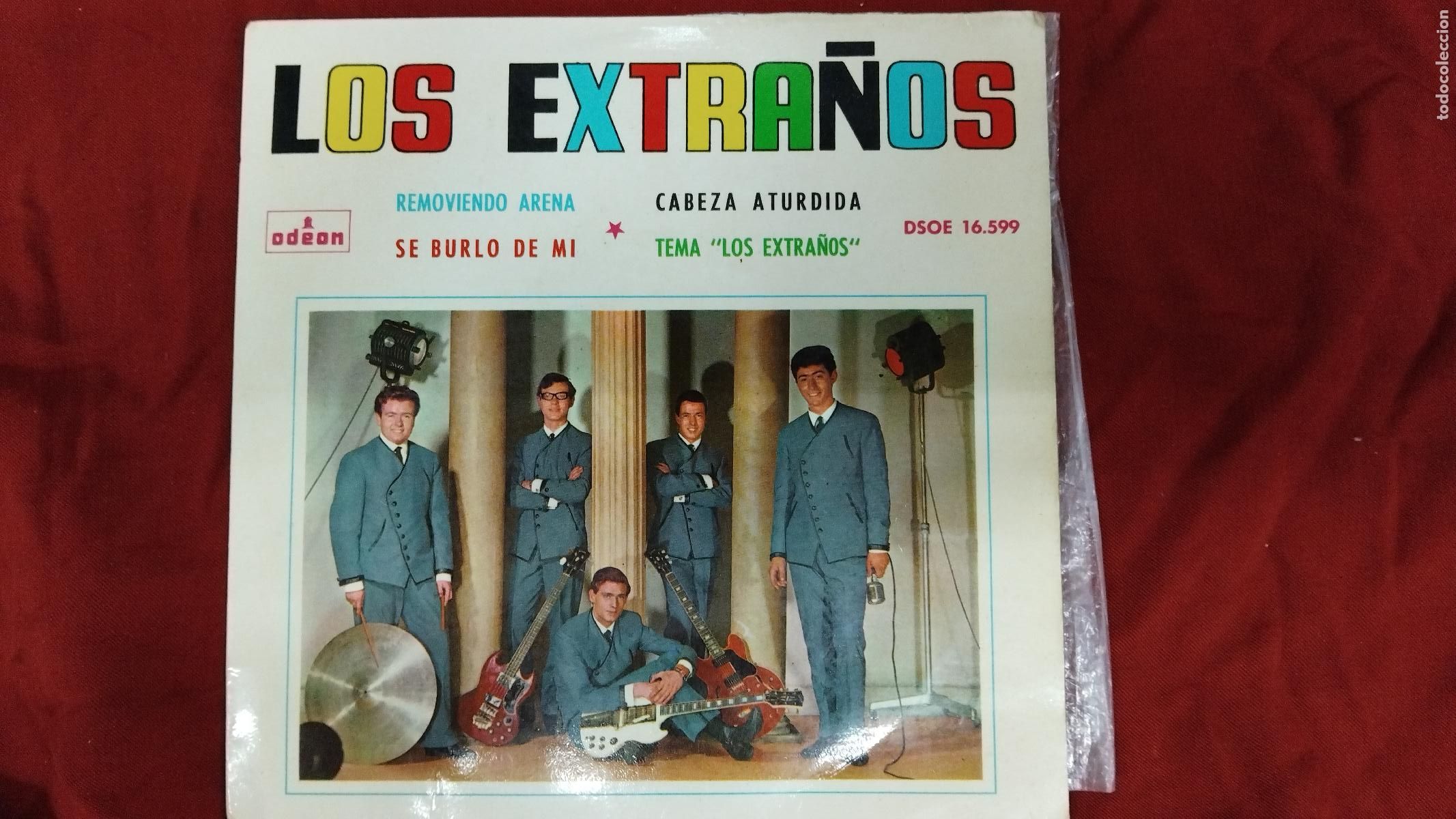 Discos de vinilo: LOS EXTRA&Ntilde;OS - SE BURLO DE MI + 3 - EP ODEON 1964 - Foto 1