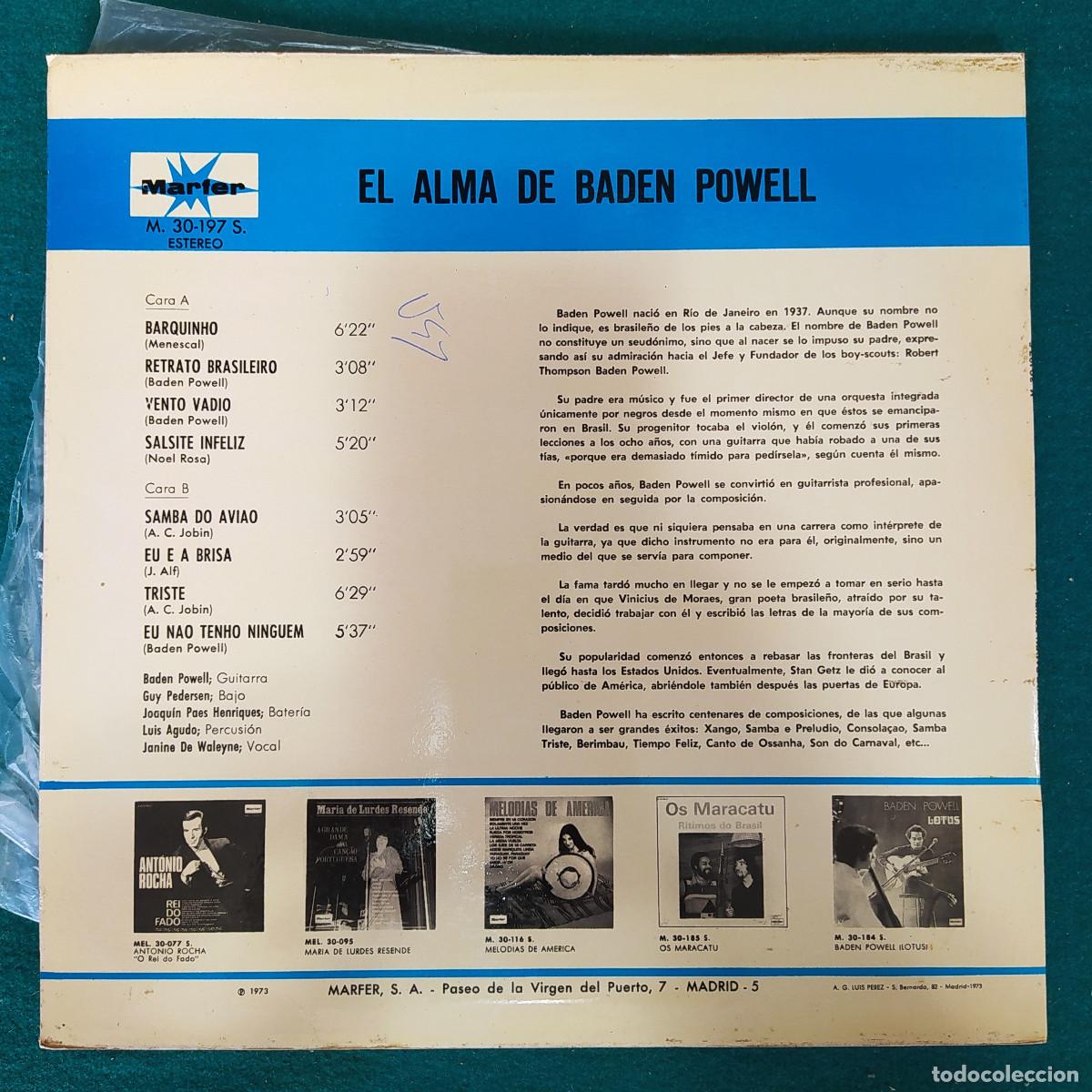 Discos de vinilo: Baden Powell &ndash; El Alma De Baden Powell - Foto 2
