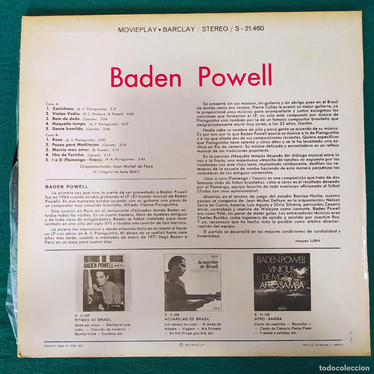 Discos de vinilo: Baden Powell &ndash; Baden Powell - Foto 2