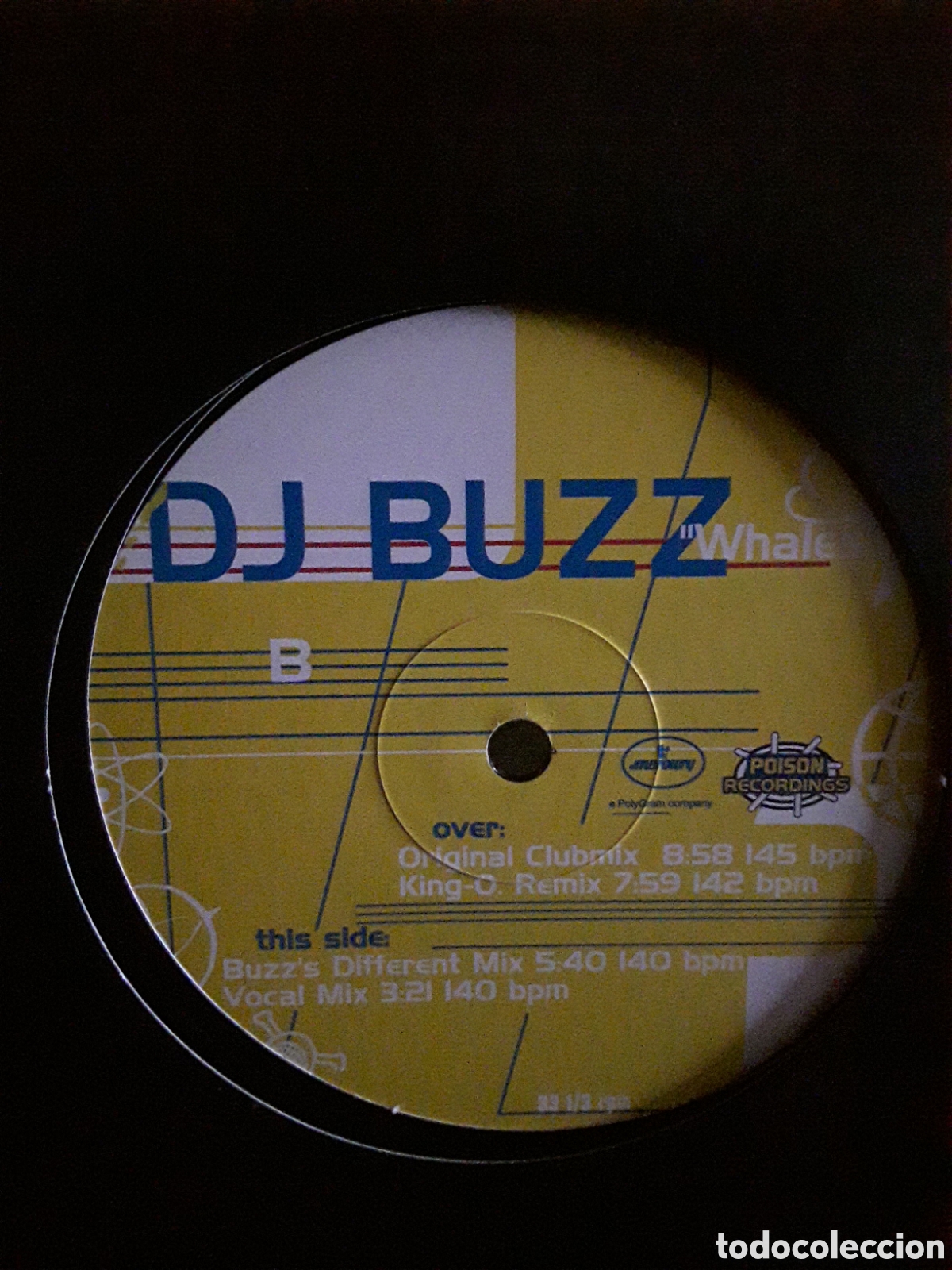 Discos de vinilo: DJ Buzz &lrm;&ndash; Whales TRANCE - Foto 2